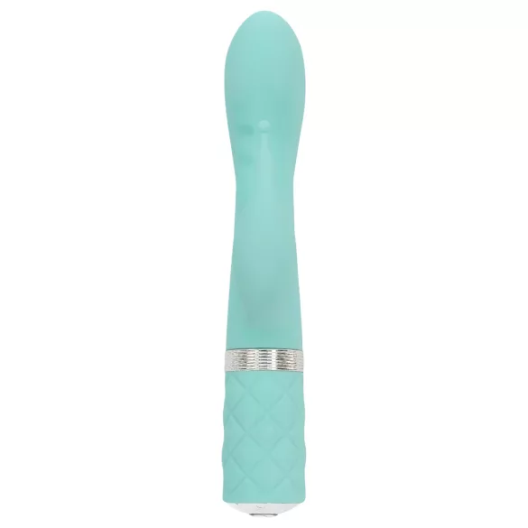 Pillow Talk Kinky - punjivi, dvomotorni G-tačka vibrator (tirkizni)