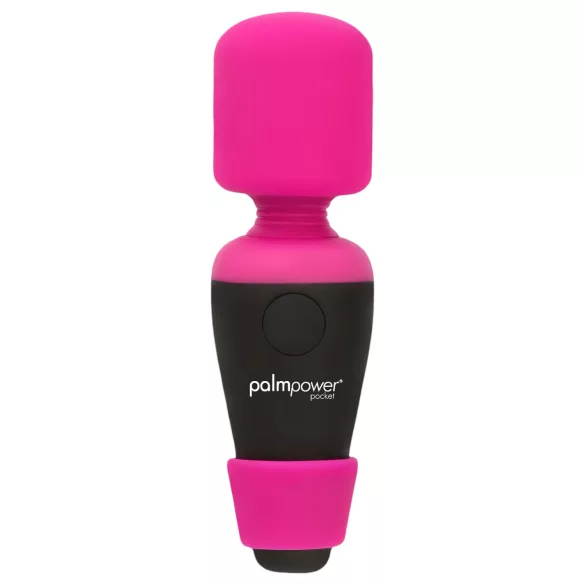 PalmPower Pocket štapić - mini masažer vibrator (pink-crno)