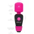 PalmPower Pocket štapić - mini masažer vibrator (pink-crno)