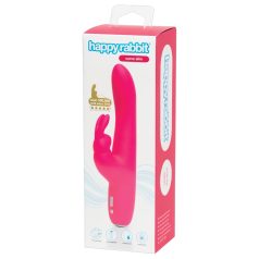   Happyrabbit Curve Slim - vodootporni vibrator sa stimulatorom klitorisa (pink)