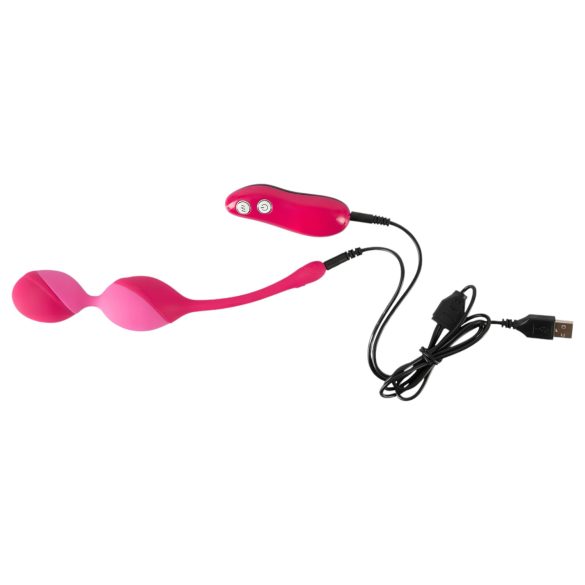SMILE Love Balls - radio vibrirajuće jaje -82g (pink)