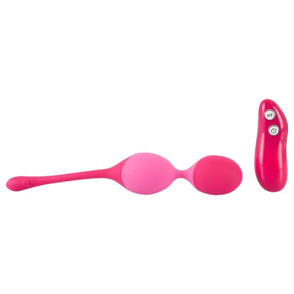 SMILE Love Balls - radio vibrirajuće jaje -82g (pink)