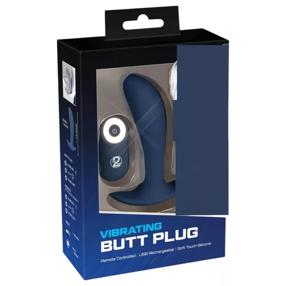 You2Toys - Plug - bežični analni vibrator na baterije (plavi)