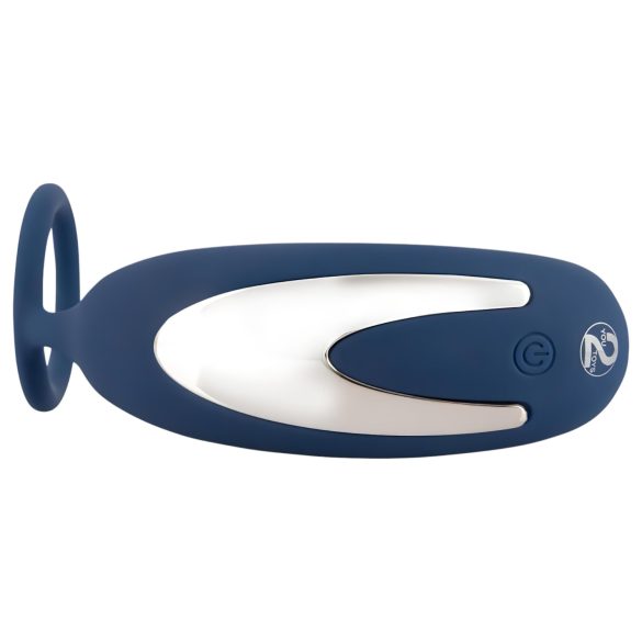 You2Toys Prostate Plug - analni vibrator sa prstenom za penis (plavi)