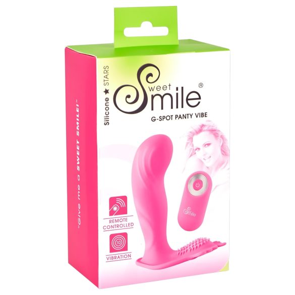 SMILE G-Spot Gaćice - vibrirajući pojas sa daljinskim (pink)