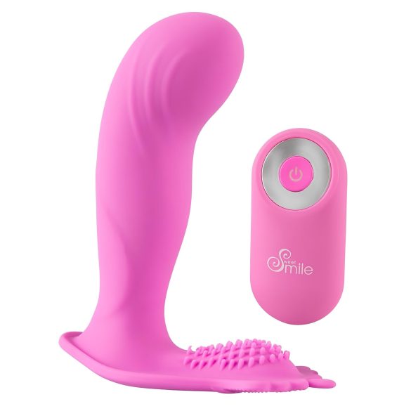 SMILE G-Spot Gaćice - vibrirajući pojas sa daljinskim (pink)