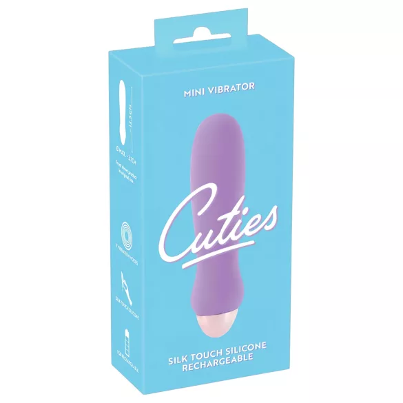 Cuties Mini Purple - bežični silikonski vibrator (ljubičasti)