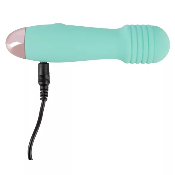 Cuties Mini Wand - punjivi mini masažer vibrator (zeleni)