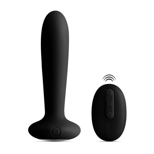 Svakom Primo - punjivi, vodootporni, grejni analni vibrator (crni)