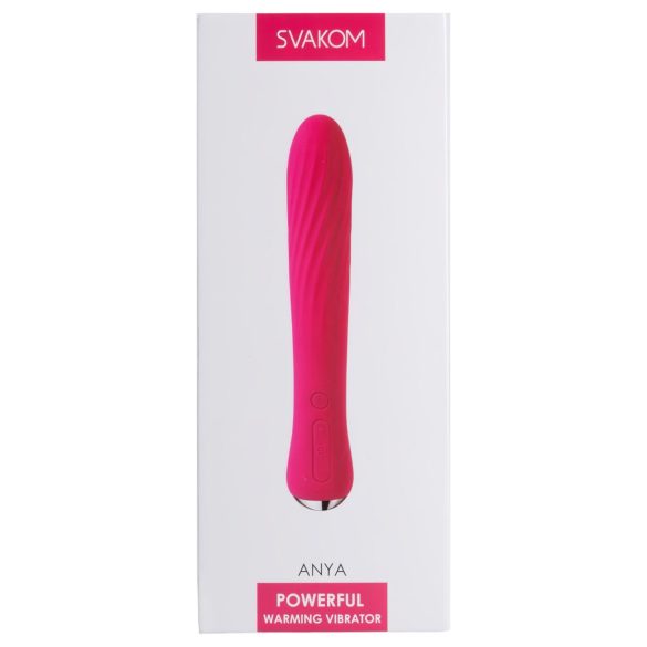 Svakom Anya - punjivi grejni štapić vibrator (crvena)