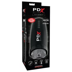   PDX Elite Moto Bator 2 - sisajući, gore-dole pokret veštačka vagina (crna)