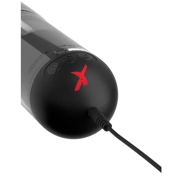PDX Elite Extender Pro - punjači crni realistično-intimni stimulator