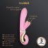 G-Vibe GRabbit - akumulatorski G-tačka vibrator sa 3 motora (pink)
