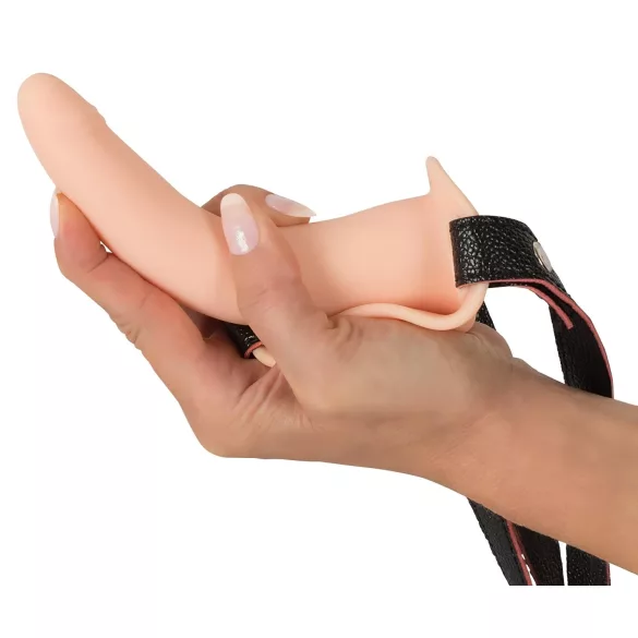 You2Toys - Strap-On - punjivi, podesivi vibrator (prirodna boja)