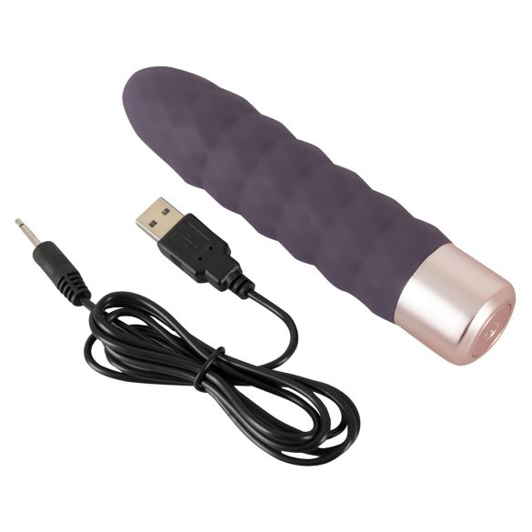 You2Toys Elegantni Dijamant - punjivi štapni vibrator (ljubičasti)