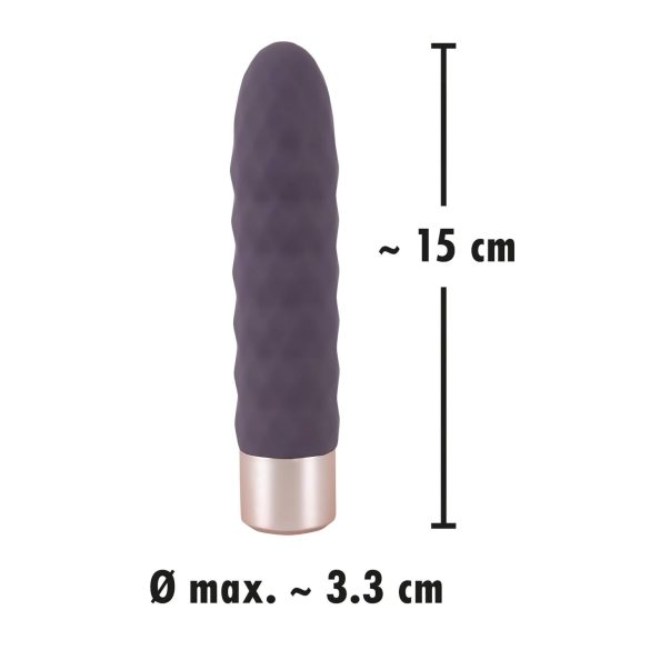You2Toys Elegantni Dijamant - punjivi štapni vibrator (ljubičasti)