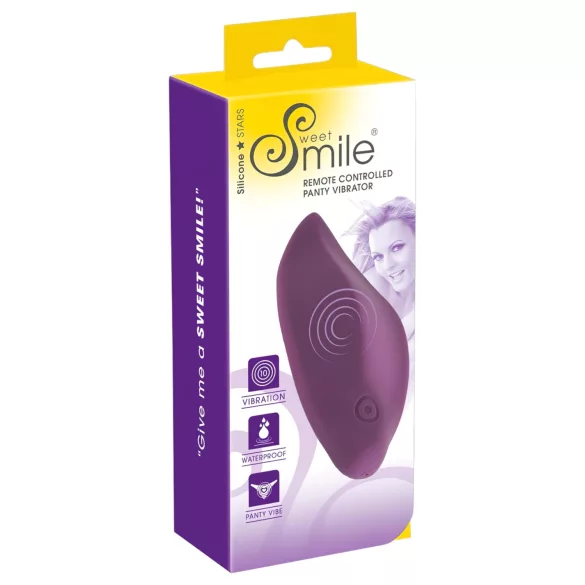 SMILE Gaćice - punjivi klitoralni vibrator (ljubičasti)