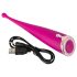 Par za uživanje - punjivi klitoralni vibrator (pink)
