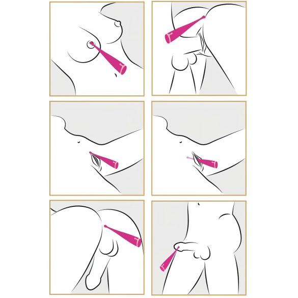 Par za uživanje - punjivi klitoralni vibrator (pink)