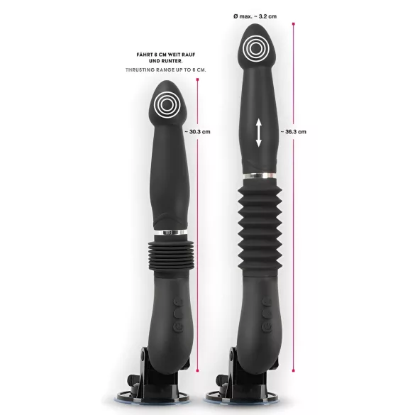 You2Toys - RC Jebozovna Mašina - punjiva gurajuća vibrator (crna)