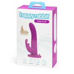   Happyrabbit Strap-On - zeka pojas sa vibratorom (ljubičasti)