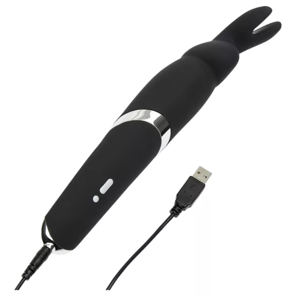 Happyrabbit Wand - punjivi masažni vibrator (crni)