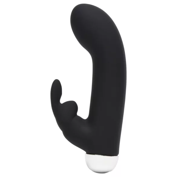 Pedeset nijansi sive Greedy Girl - vibrator sa stimulacijom klitorisa (crni)