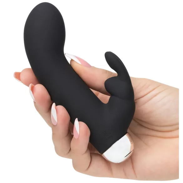 Pedeset nijansi sive Greedy Girl - vibrator sa stimulacijom klitorisa (crni)