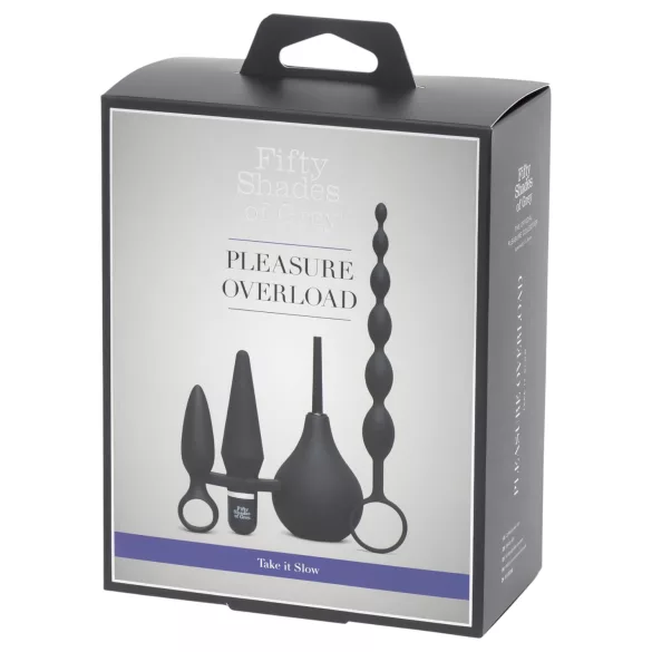 Pedeset nijansi sive Take It Slow - 4u1 anal set (crni)