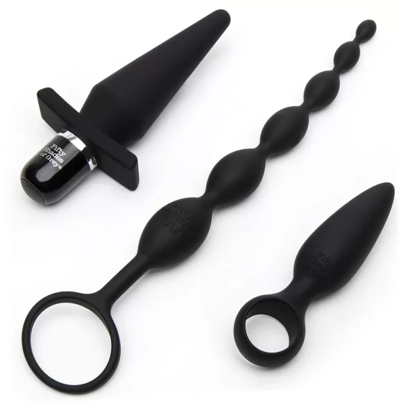 Pedeset nijansi sive Take It Slow - 4u1 anal set (crni)