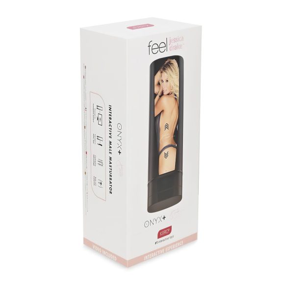 Kiiroo Onyx+ Jessica Drake - интерактивни мастурбатор (црн)