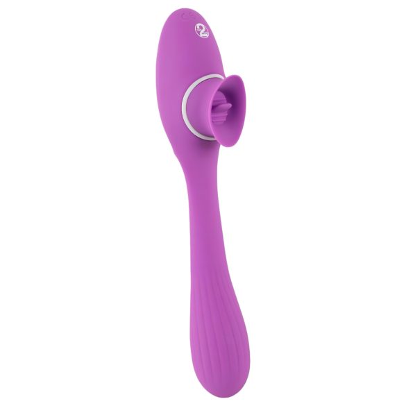 You2Toys 2 Funkcije Vibe - punjivi 2u1 vibrator (ljubičasti)