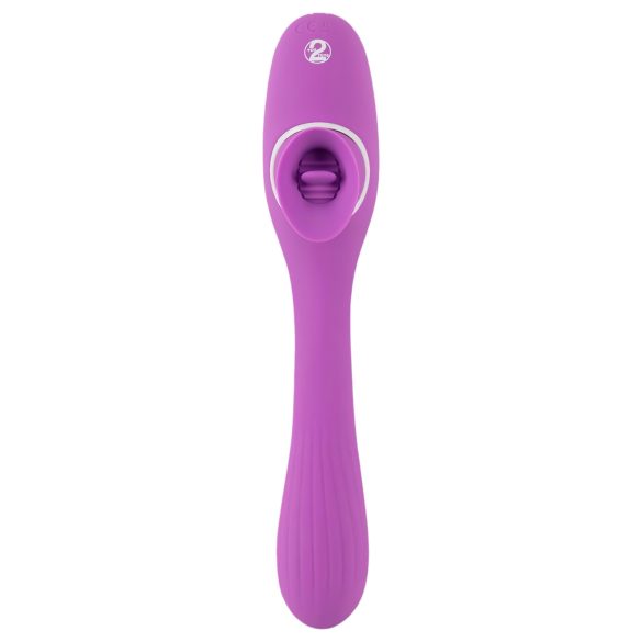 You2Toys 2 Funkcije Vibe - punjivi 2u1 vibrator (ljubičasti)