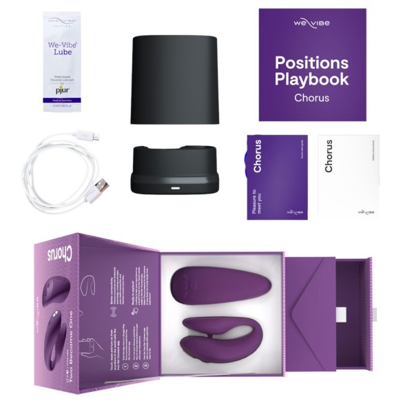 We-Vibe Chorus - pametni vibrator za parove sa punjivom baterijom (ljubičasti)