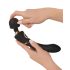 Kleopatra Čarobni Štapić - akumulatorski, vodootporni masažer vibrator (crni)