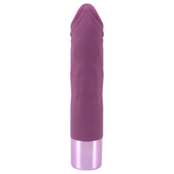 You2Toys Elegant Realistic - punjivi, vodootporni vibrator (ljubičasti)