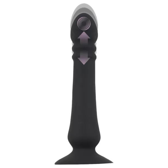 Black Velvet - bežični analni vibrator (crni)