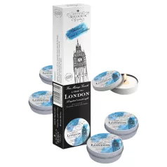 Petits Joujoux London sveća - rabarbara i amber (5x43ml)