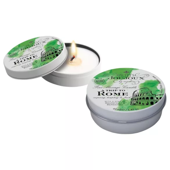 Petits Joujoux Rome - sveća za masažu - grejp-bergamot (43ml)