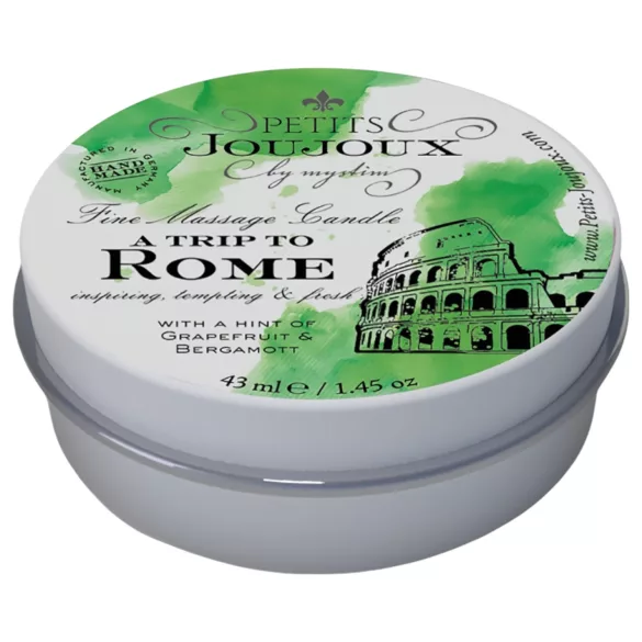 Petits Joujoux Rome - sveća za masažu - grejp-bergamot (43ml)
