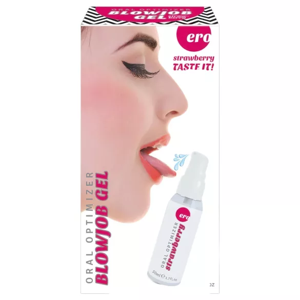 HOT - Gel za felacio - oralni lubrikant gel - jagoda (50 ml)