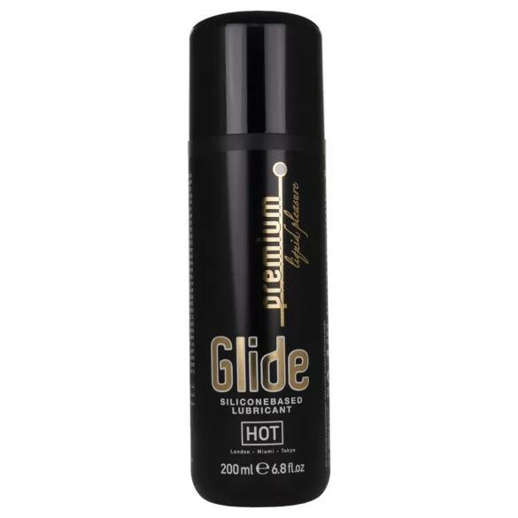 HOT Premium Glide - силиконски лубрикант (200мл)