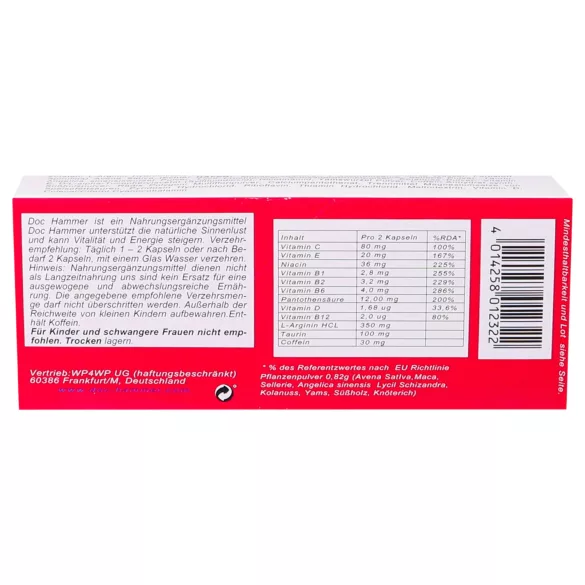 Doc Hammer - додатак исхрани капсуле - унисекс (24ком)