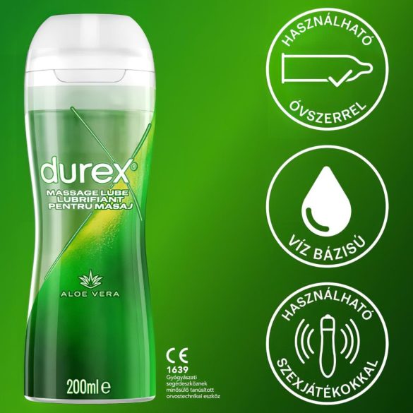 Durex 2u1 ulje za masažu - Aloe Vera (200ml)
