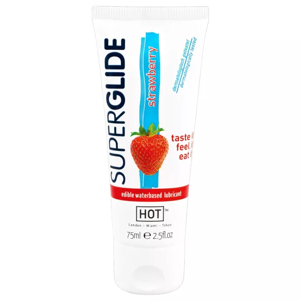 HOT Superglide Jagoda - jestivi lubrikant (75ml)