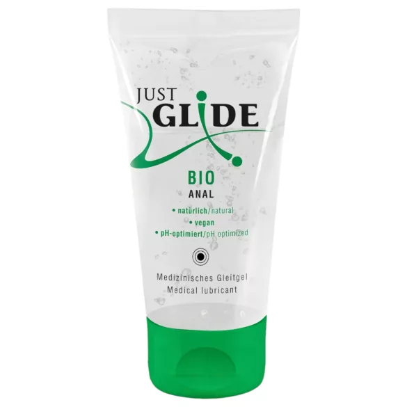 Just Glide Bio ANAL - водени вегански лубрикант (50ml)