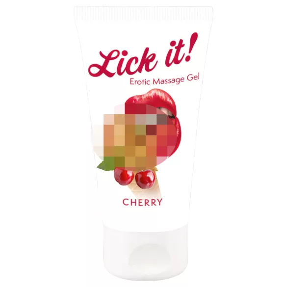 Lick it! - 2u1 jestivo mazivo - trešnja (50ml)