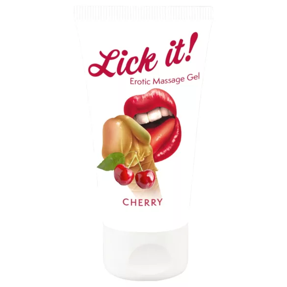 Lick it! - 2u1 jestivo mazivo - trešnja (50ml)