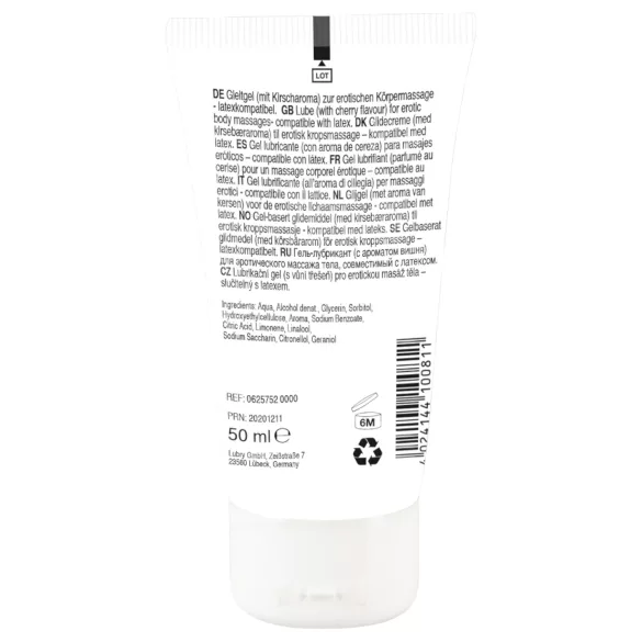 Lick it! - 2u1 jestivo mazivo - trešnja (50ml)