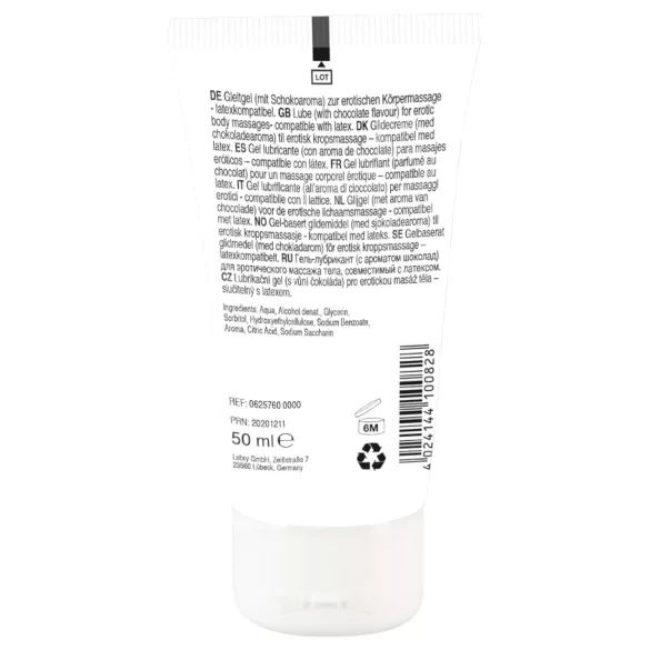 Lick it! - jestivo 2u1 lubrikant - bela čokolada (50ml)